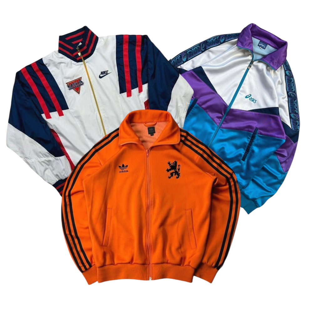 40 premium track jackets vintage wholesale bundle