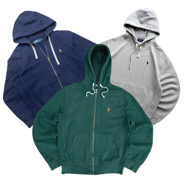 40 ralph lauren hoodies vintage wholesale bundle