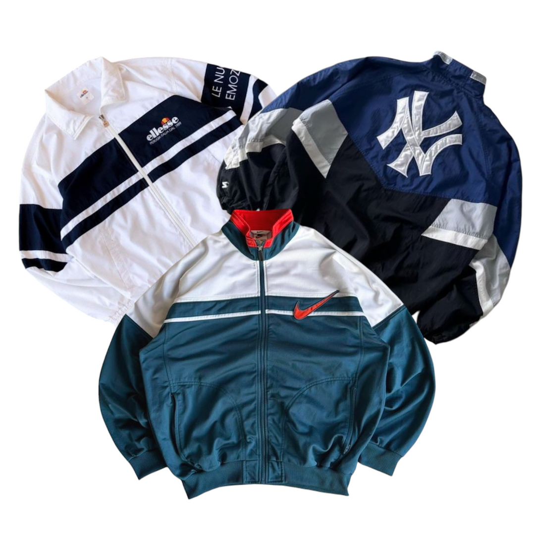 30 premium track jackets vintage wholesale bundle 
