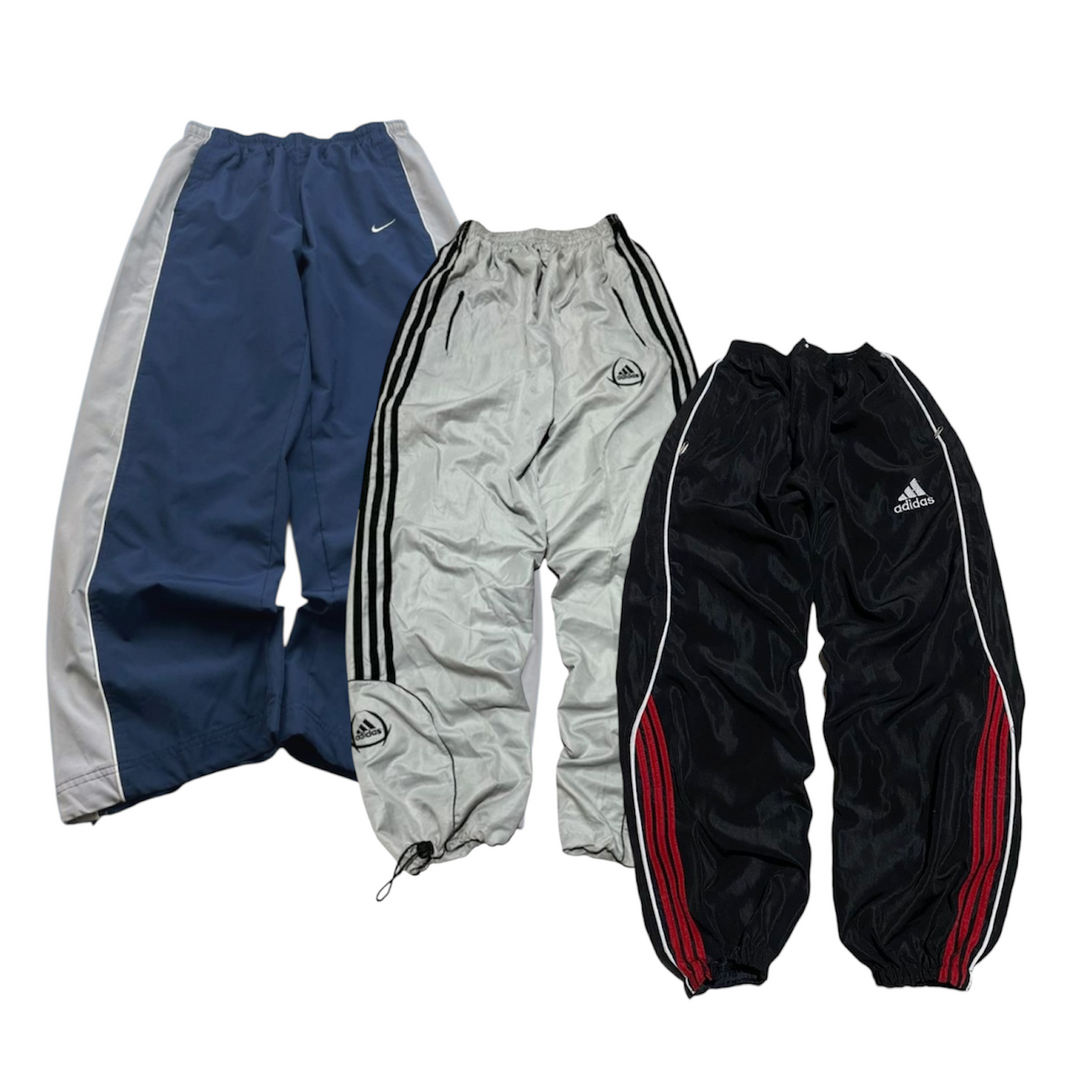 30 branded track pants vintage wholesale bundle 