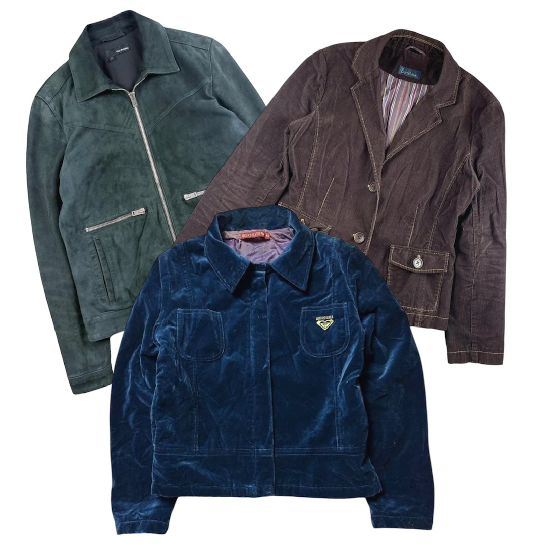 25 womens cord jacket wholesale vintage bundle 