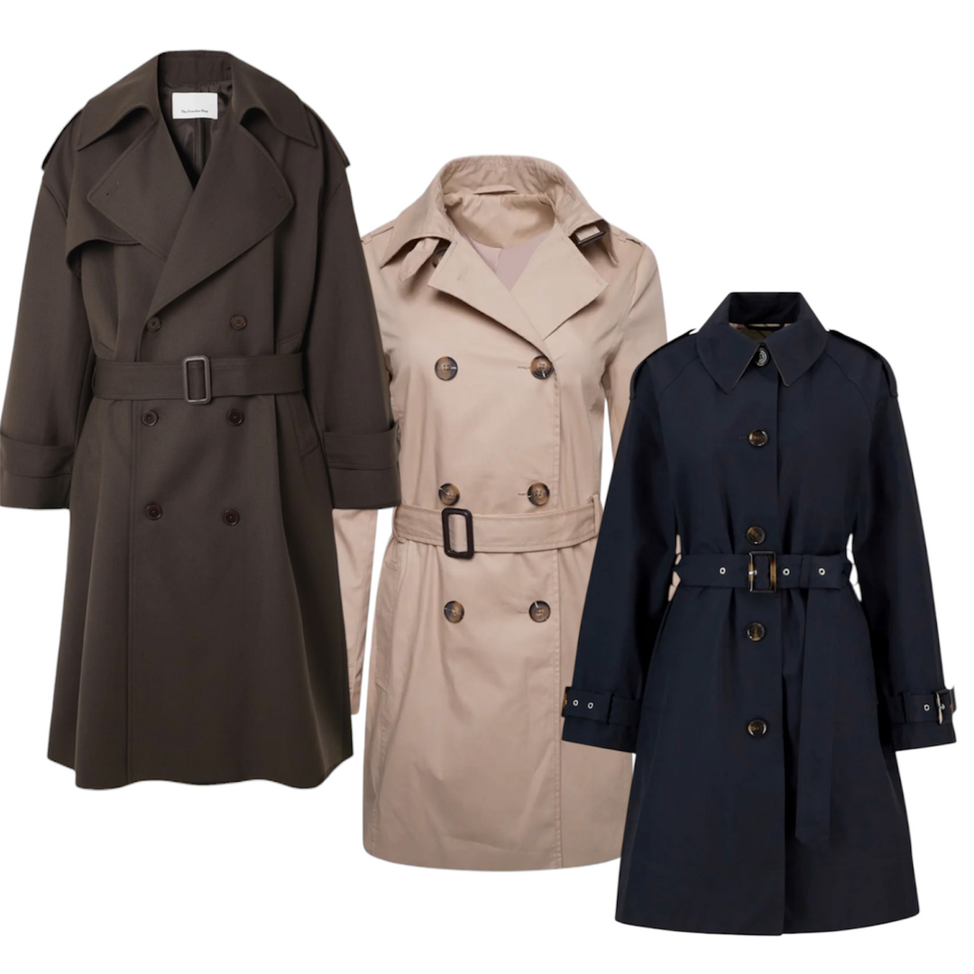 15 womens unbranded trench coat vintage wholesale bundle 