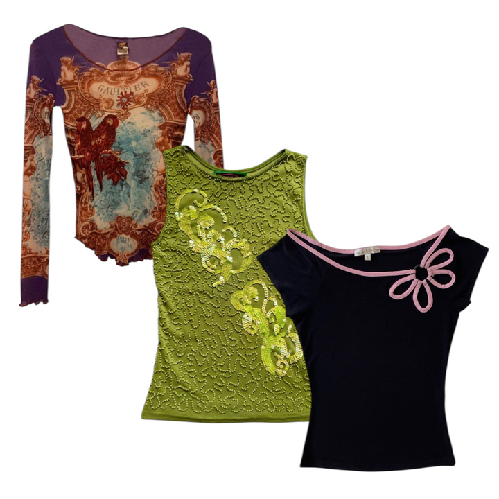 womens y2k cami tops vintage wholesale bundle 